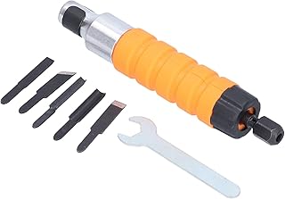 Electric Carving Chisel Tool, Electric Woodworking Chisel Carving Tool, High Thermal Efficiency Woodworking Electric Chisel Kit for Hanging Grinder
