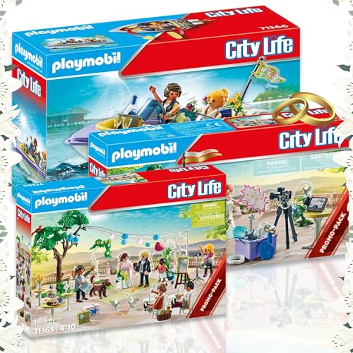 PLAYMOBIL 71365 Hochzeitsfeier 71366 Hochzeitsfeier 71367 Hochzeitss Fotobox - Eine traumhaft schöne Hochzeits!