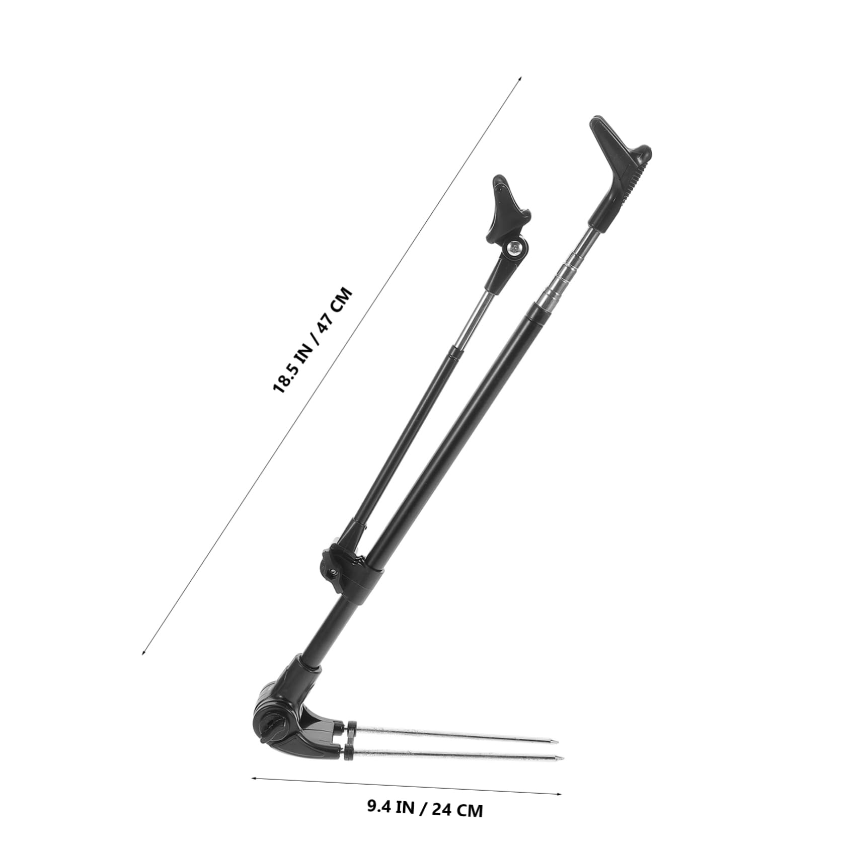 Toddmomy Fishing Rod Holders for Boat Marine Fishing Pole Rack Stainless Steel Construction Quick Install Wall Mount Anti-slip Base
