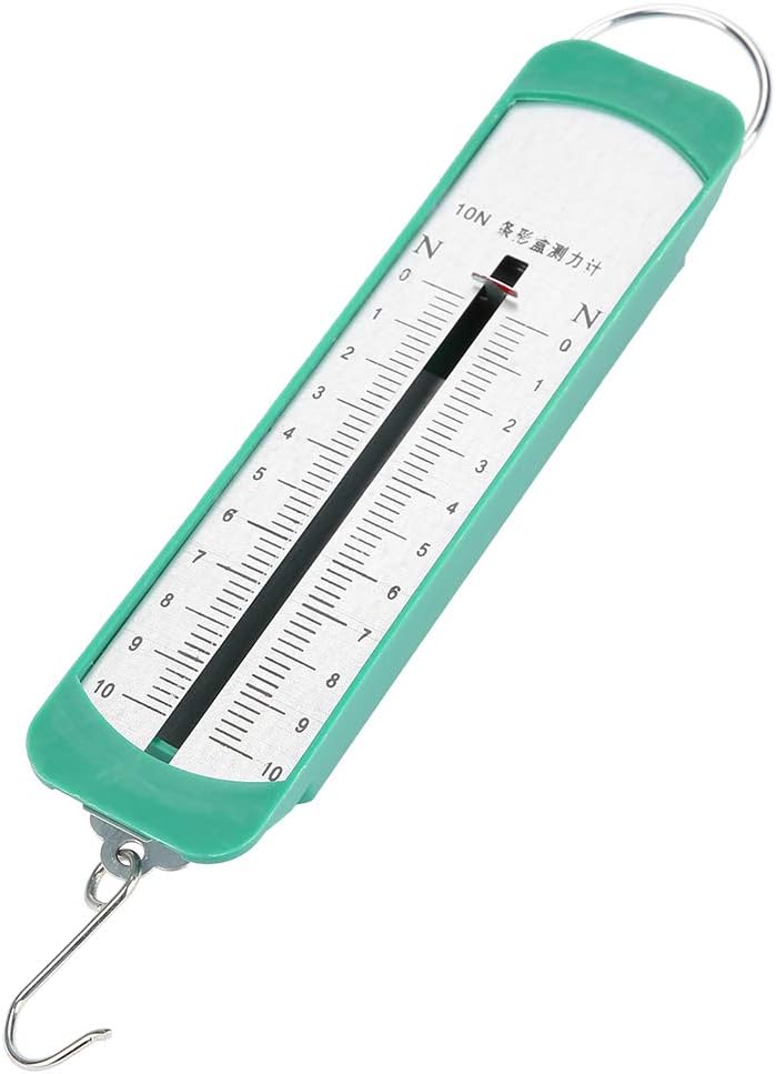 Spring Dynamometer, Force Measuring Instrument with High for Physics Lab, Measures Force Up to 10N and Mass Up to 1kg for Students