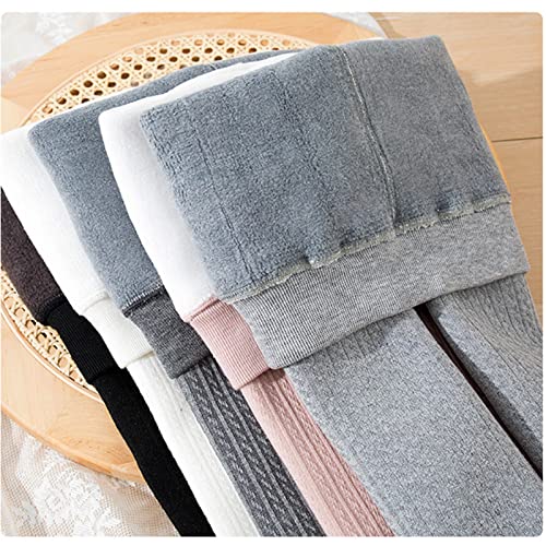 Litter Kid Footless Leggings Pants Cable Knit Ruffle Stocking Basic Ankle Length Pants Cute Pattern Tights3