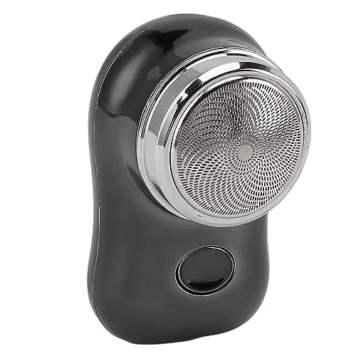 Mini Compact Electric Beard Trimmer, Lightweight Quick Shave Long Lasting Battery Electric Beard Trimmer Pocket Size Type C Rechargeable (5)