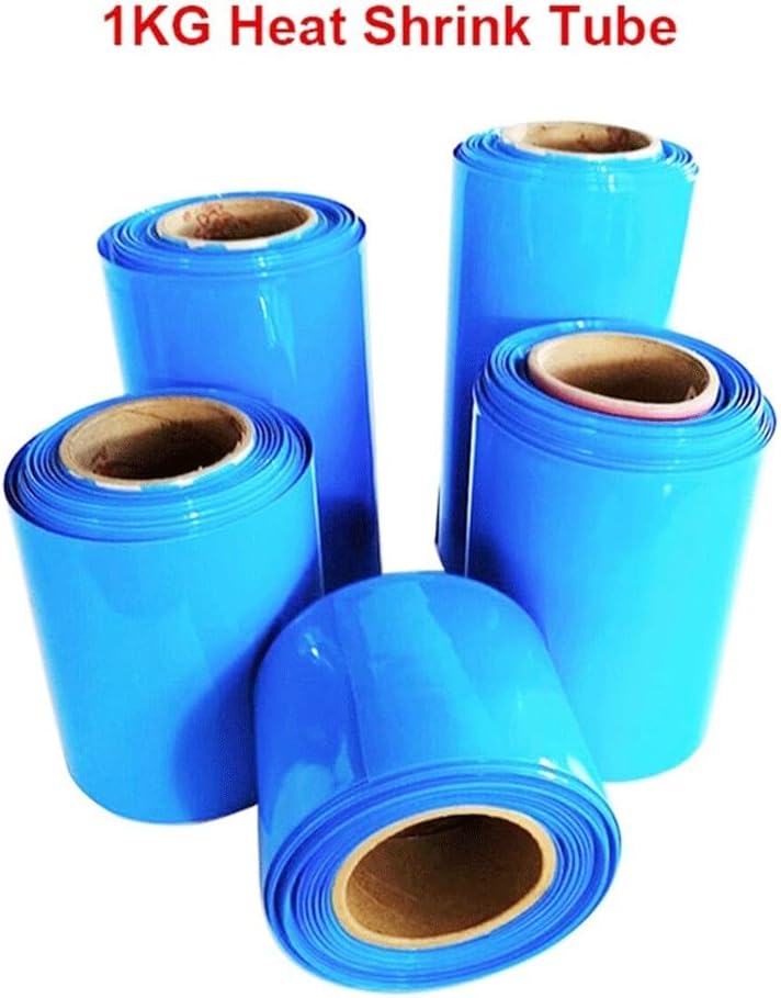 1KG Heat Shrink Tube, for Mechanical Protection Wrap Cover Skin PVC Shrinkable Tubing Film Cable Sleeves Insulation Casing(220mm)