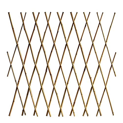 JIANFEI-Valla de jardín Valla De Madera Cerca De Bambú Barandilla Infantil Borde De La Cama De Flores Decoración Hogareña Impermeable, 2 Colores, 4 Tallas (Color : B, Size : 90x180cm)