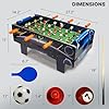 4 in 1 Mini Game Table 28"– Multi Game Table for Adults and for All Family Mini Air Hockey Table, Mini Ping Pong Table, Foosball Table, Pool Table - Tabletop Game