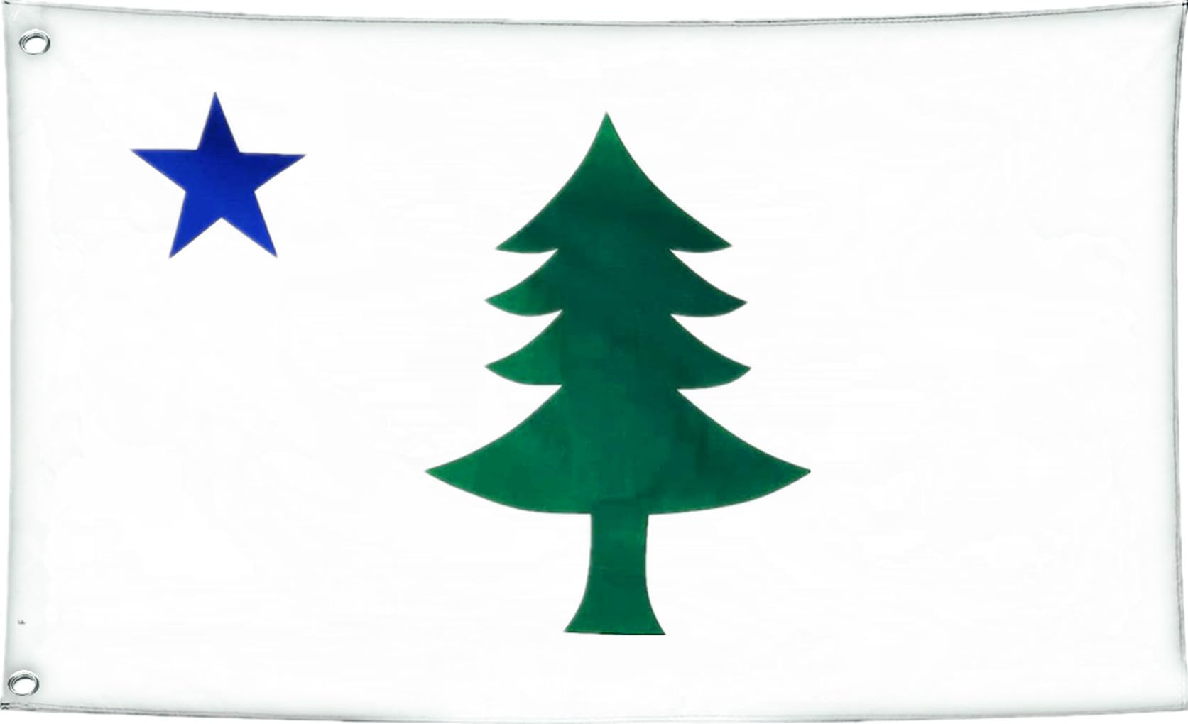 Maine State Flagge 60x91 Cm – Doppelt Genäht, Mit Messingösen, Wetterfest Für Indoor & Outdoor