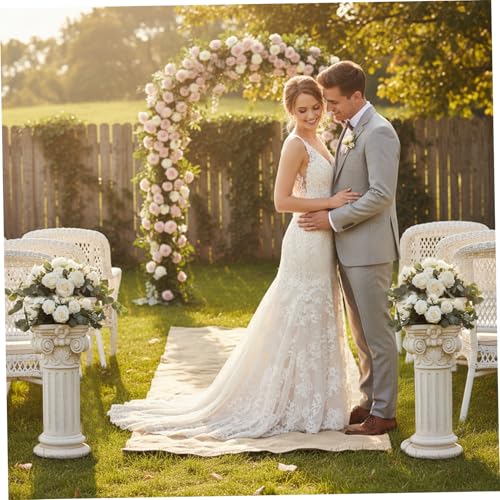 Piliers de mariage classiques pour surélever vos fleurs sans risque de chute - 3