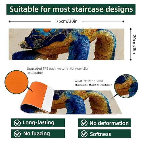 Tapis d'escalier chiens et personnes âgées protection marches bois