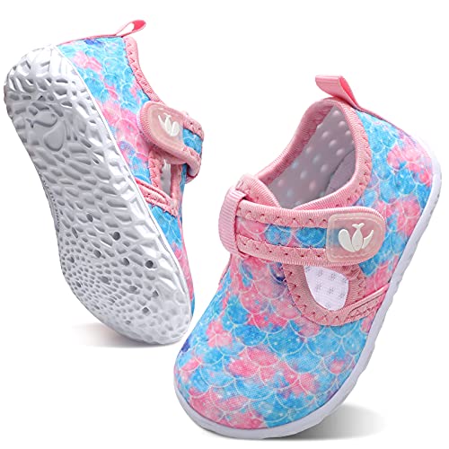 Image of FEETCITY Water Shoes for Baby Boys Girls Aqua Shoes Beach Pool Shoes Quick Drying 2.5-3 Years Toddler