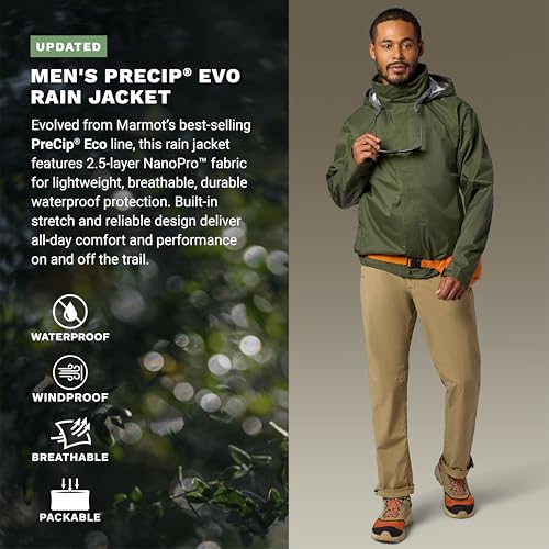 Image of MARMOT Men's Precip Evo Rain Jacket