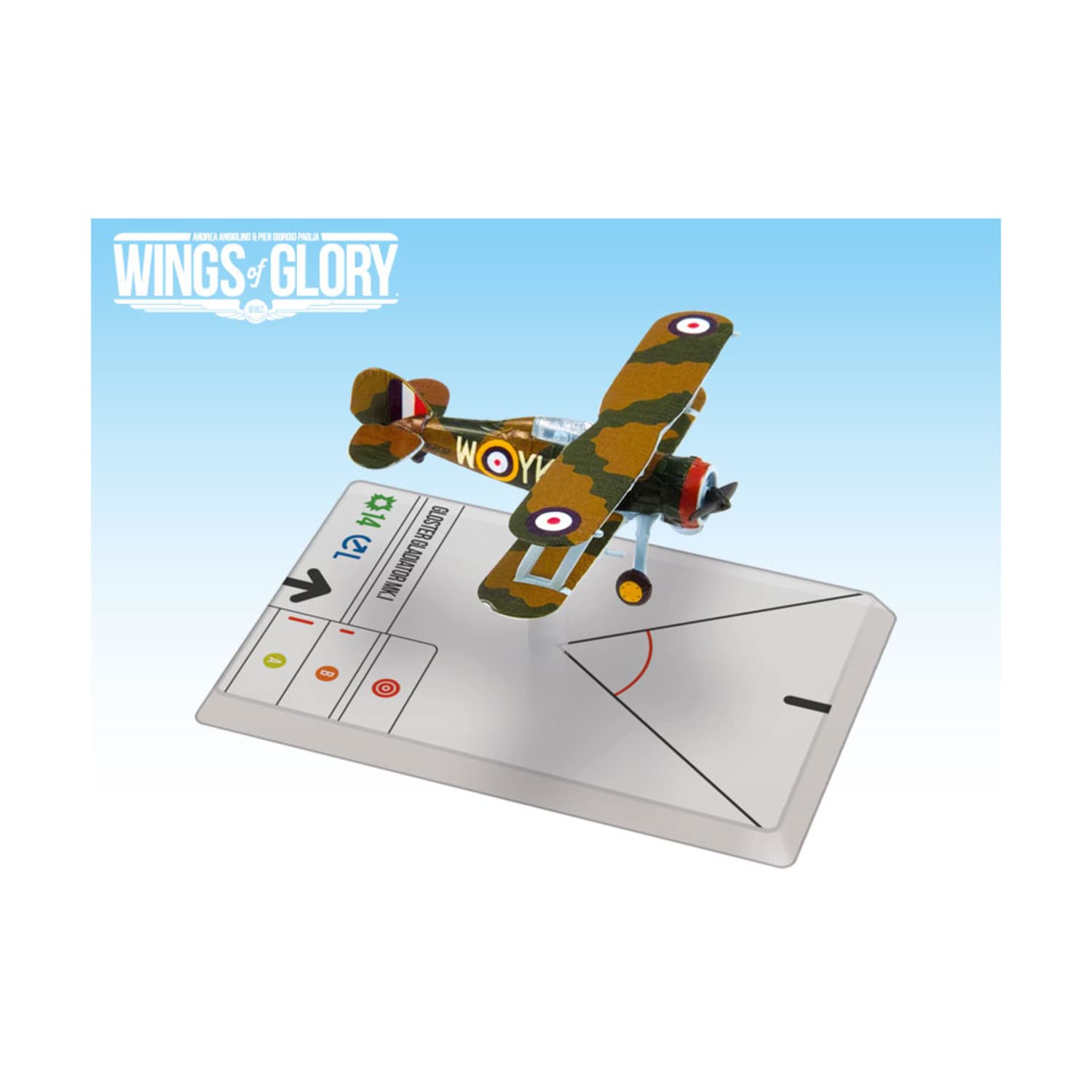 Ares Games Wings Of Glory: Gloster Gladiator MK.1 Aeromodeling Toy () [Imported From England]