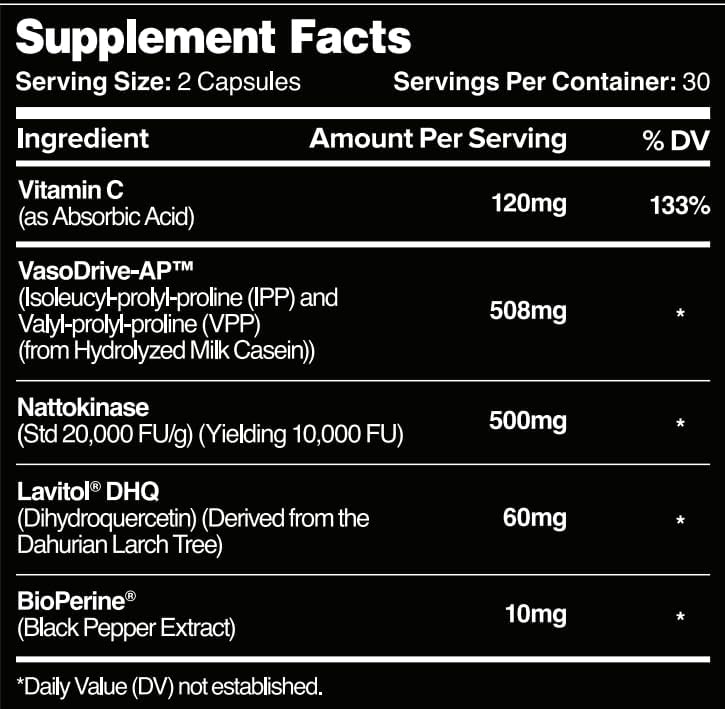 Leviathan Nutrition Hemo Flow | Supplement with Nattokinase for Nitric Oxide - Image 2