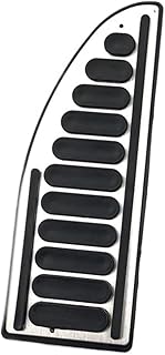 に適合するフォード、に適合するフォーカス、に適合するクーガ、に適合するエスケープ、に適合するエスコート、C-Max、CMax、S-Max用ステンレススチールペダル(Footrest 1pc)