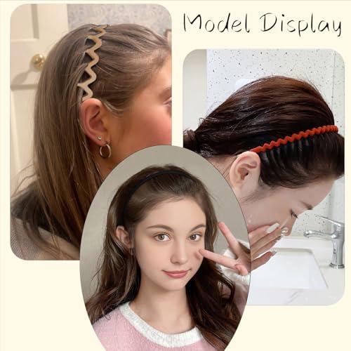 Lifedawn LIFE-YAN03-4 8Pcs Head Bands For Women'S Hair Plastic Headbands thumb #1
