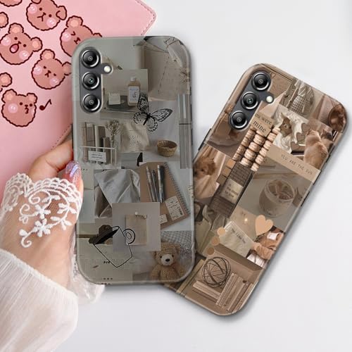 Image of COLORflow Back Cover Compatible with Samsung Galaxy A14 5G / 4G | Aesthetic Color Customized | Glossy Armoured Bumper with Camera Protection Back Cover Compatible with Samsung Galaxy A14 5G / 4G