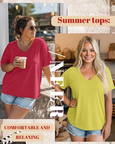 Image of Neer 3 Pack Plus Size Women's T-Shirts