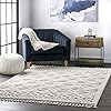 Nuloom8x11ansleymoroccantasselarearuglightgreyhighlowtexturedbohemiandesignplushhighpilestainresistantforbedroomlivingroomhallwayentryway  Urban Country Home Decor Nuloom 8×11 ansley moroccan tassel area rug light grey high low textured bohemian design plush high pile stain resistant for bedroom living room hallway entryway  urban country home decor