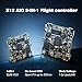 Mobula 7 1S 75mm Micro FPV Whoop Drone, RS080 Motor, Brushless Drone with 5-in-1 AIO Flight Controller, 3 PCS 450mAh Lipo Batteries, T8L Transmitter for FPV Quad Outdoor Freestyle