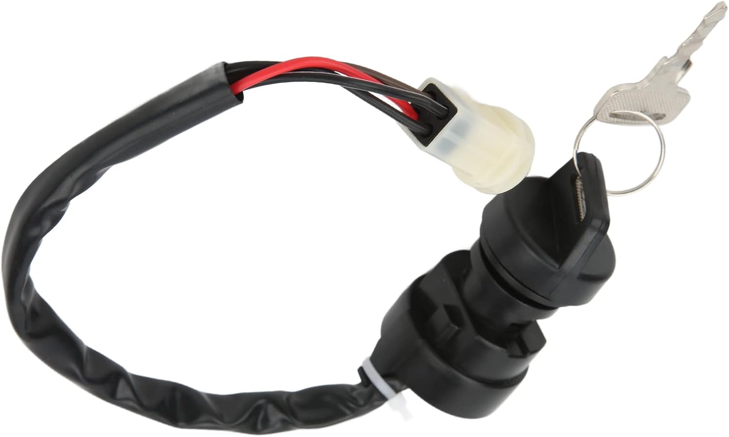 Ignition Lock Switch Billet Zinc Abs Ignition Lock Controller Copper Wire 2Fj‑82510‑02‑00 Chrome Finish for ATV