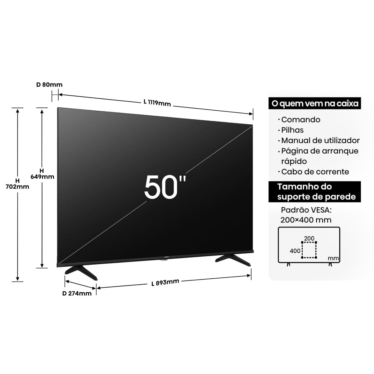 TV QLED 50