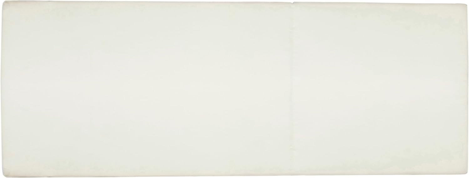 Merax, Cream Outdoor Chaise Lounge Foldable 2-Section Design, Patio Reclining Chair Cushions for Lawn, Pool and Beach, 27.75” W x 76.25” D x 4.00” H