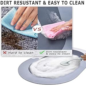 Xelvix Super Absorbent Floor Door Mat, Bathroom Mat Absorbent Carpet, Memory Foam Bath Mat, Water Absorption Capacity, Soft and Comfortable (Bathroom), Multi