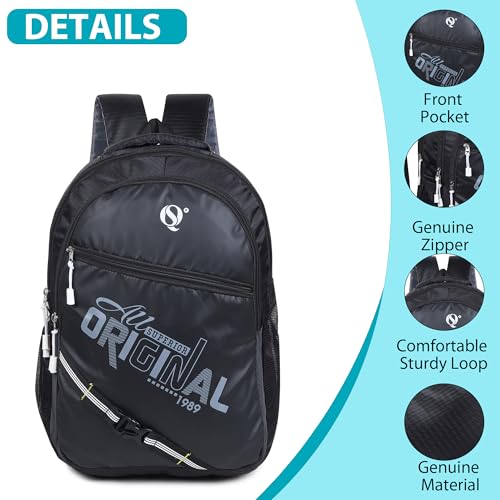 Image of Original Stylish 10L Lightweight Laptop Backpack for Office, College & Travel - Water-Resistant School Bag with Adjustable Shoulder Straps, Breathable Mesh Back Panel, Front Utility Pocket