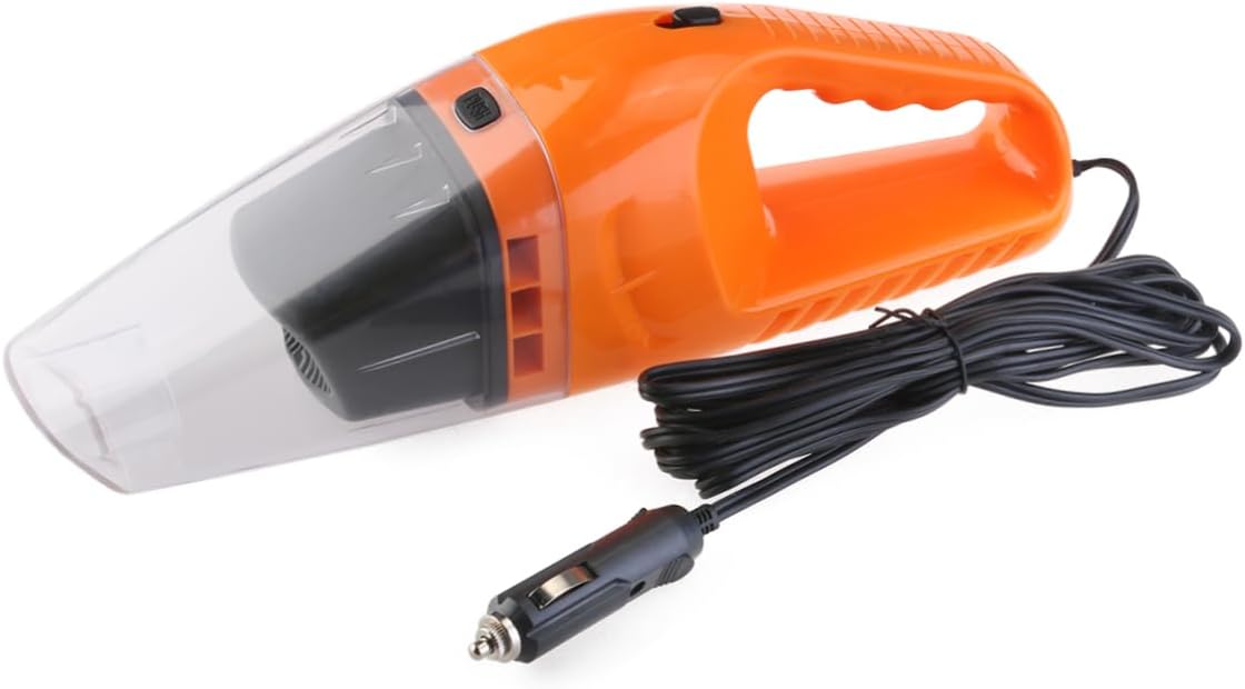 Superior 12V 120W Car Vacuum Cleaner Large Item Suction Car Dust Collector Grids Filtration