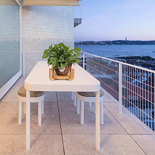 Vigordream Indoor Plant Stand Bamboo Plant Holder Fit 8 9 10 Flower Pot Home Decor(Natural-1 Pack) #TOP1