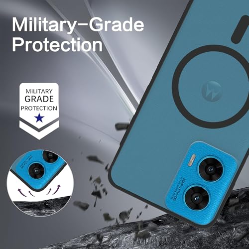 Image of amazon basics Luxury Paper Thin Case Cover for Moto G96 5G | Matte Finish | Compatible with magsafe | (Black, Moto G96 5G)