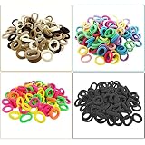 400Pcs Baby Toddler Hair Ties, Hair Ties For Girls Cute Colorful Elastic Hair Rubber Bands Hair Acce