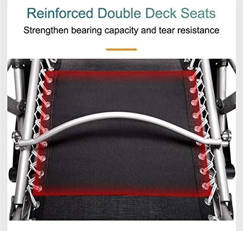 Chaise de pause déjeuner portable pliante pour un repos optimal