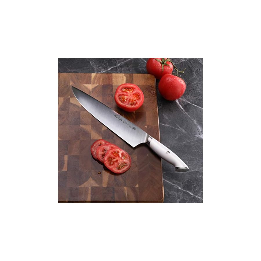 Cangshan-Thomas-Keller-Signature-Collection-Swedish-Powder-Steel-Forged-10-Inch-Chefs-Knife-White Cangshan Thomas Keller Signature Collection Swedish Powder Steel Forged, 10-Inch Chef's Knife, White
