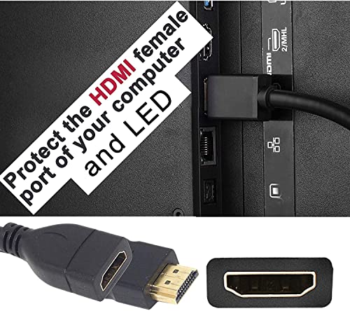 Image of 1m High Speed HDMI Male to Female Extension Cable HDMI Extender for fire tv Stick, Laptop /PC, LCD /LED TV, Xbox, PS3 /PS4- Black