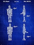 SoCoolDesign IG-88 Action Figure Patent Print Unframed Photo Poster (11