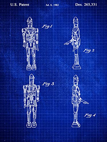 SoCoolDesign IG-88 Action Figure Patent Print Unframed Photo Poster (8