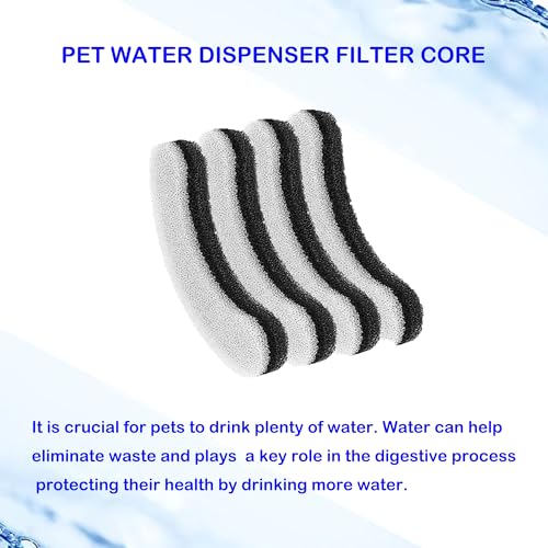 Filtros para fuente de agua para gato Delapan, 6 unidades miniatura 2