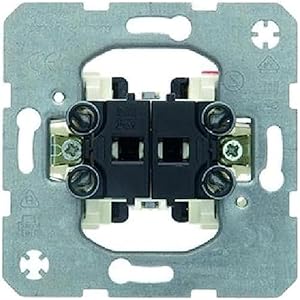 Berker 303520 Wippschalter 1-polig Metallisch