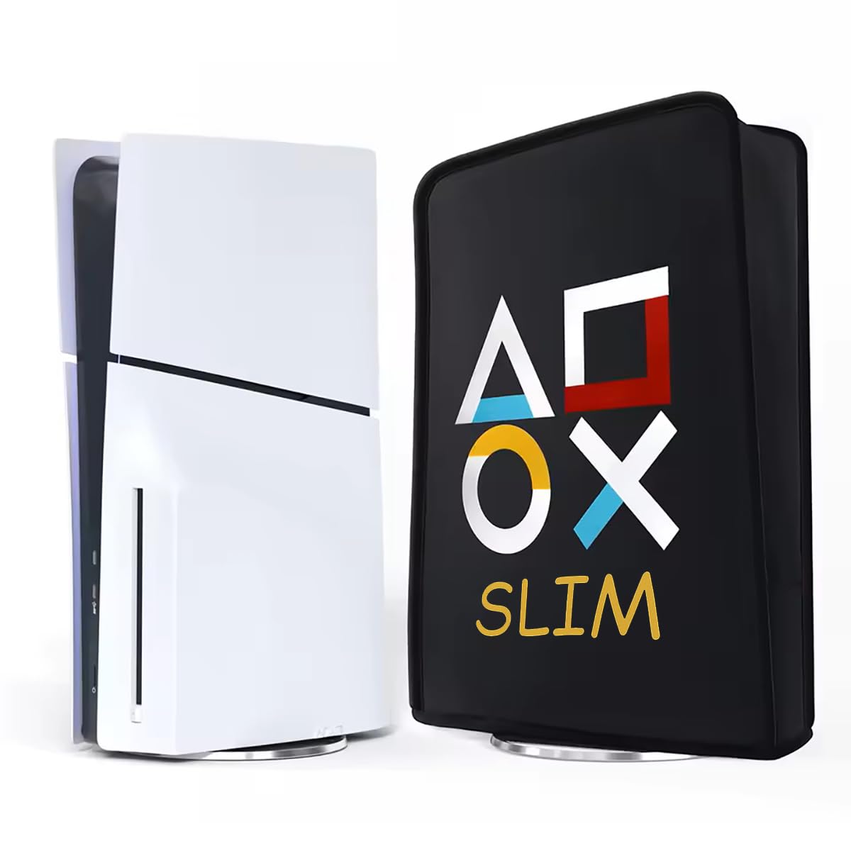 OIVO INDIA Dust Protective Cover for PS5 Slim Console Accessories Case , Anti Scratch Waterproof Sleeve Compatible for Sony PlayStation 5 Slim Digital & Disc Edition (PS5 Slim Model ONLY)-picture-25