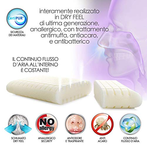 Goldflex Guanciale Dry Feel New Ergo, Cuscino