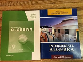 Paperback Intermediate Algebra: Glendale Community College Edition Book
