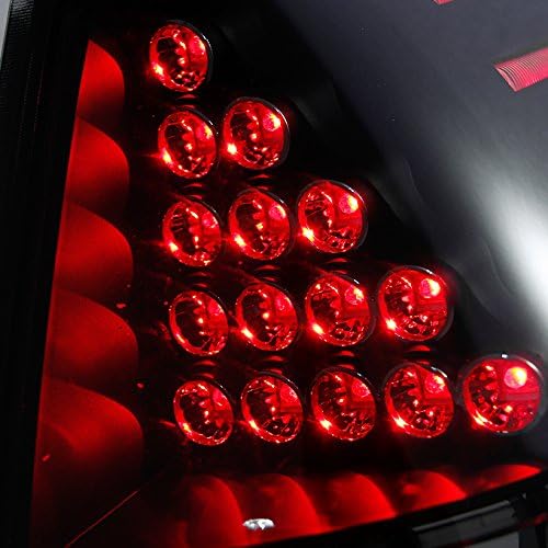 AKKON - For 2005 2006 2007 2008 Dodge Magnum Replacement Pair Left + Right LED Black Smoke Tail Lights Lamps Set
