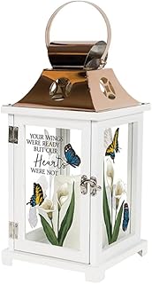 Carson 57594 Your Wings Decorative Candle Lantern, 13.5-inch Height