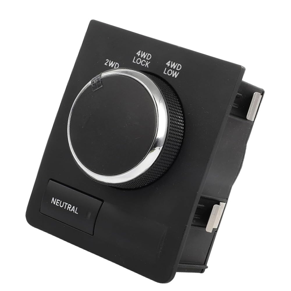 4WD Car Switch 4X4 Wheel Drive Button, Replaces 4602973AA, 4602973AB, 4602973AC, 1S15812, 4WD Transfer Case Switch, Compatible with Dodge Ram 1500 2010, 1 pc, 6 Pins