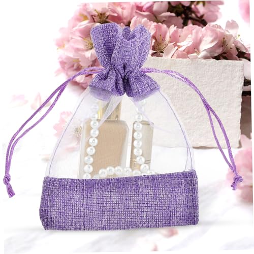 Bolsas de sachet finas de malla para flores, 10 unidades miniatura 5