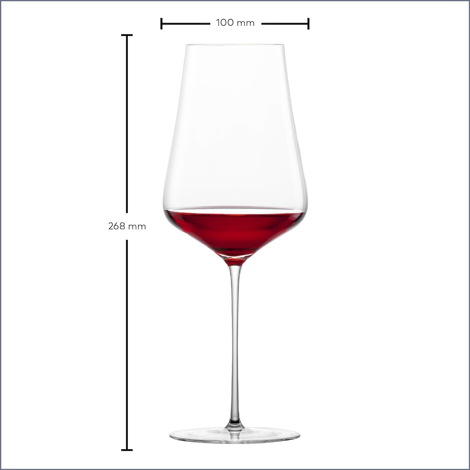 Zwiesel Glas Bordeaux Rotweinglas Duo (6-er Set), hand- und maschinengefertigte Bordeauxgläser für Rotwein, spülmaschinenfeste Tritan-Kristallgläser (Art.-Nr. 123470)