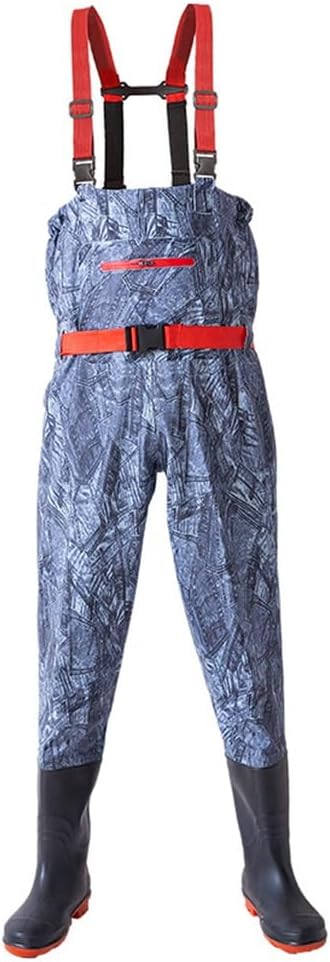 Fishing Waders for Men with Boots, Waterproof Fishing Chest Waders, Chest Waders Waterproof for Hunting, Thickened Knee Pads