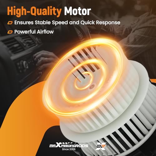 Image of maXpeedingrods 700172 HVAC Heater Blower Motor Assembly Front Fits for Scion xA /xB 2003-2006, for Toyota Echo 2003-2005 1.5L l4 Gas DOHC Naturally Aspirated # 8710352080 BM9267C PM9279 615-58503B