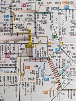 r1【バス路線図帳】東京23区 多摩 路線バス系統図バス停案内 昭和57年