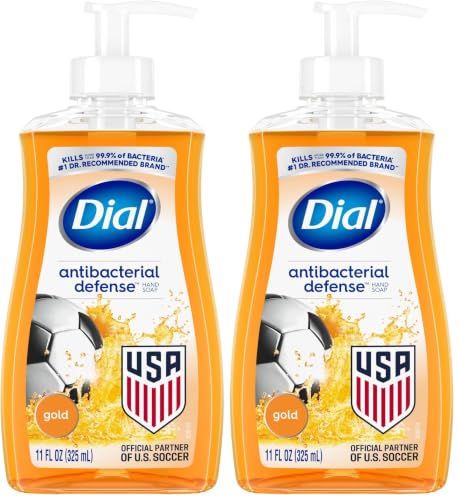 Image of Dial Antibacterial Liquid Hand Soap, Gold, 11 Fl Oz (Pack of 2)